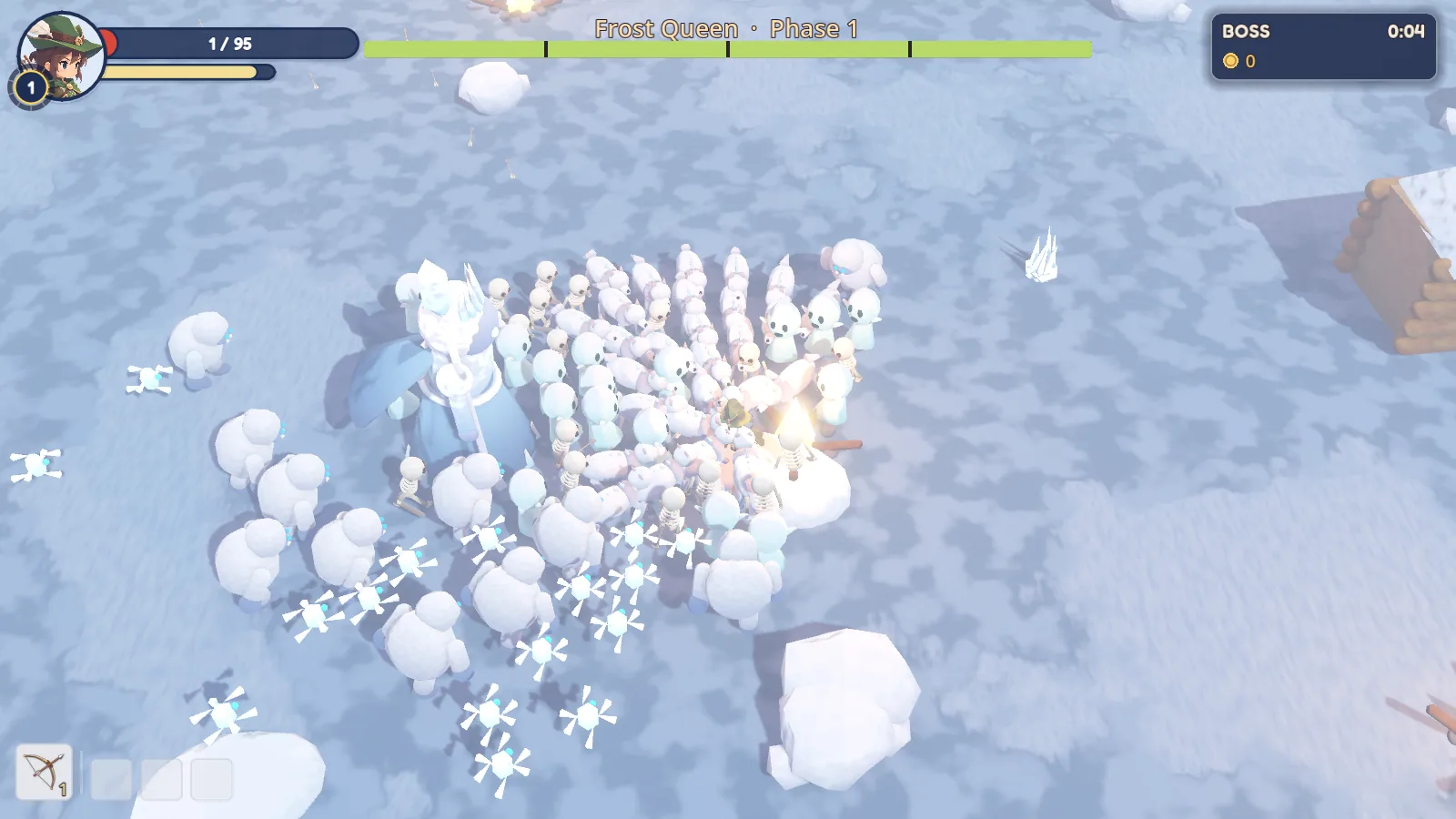 The Ranger against the Frost Queen in the Frozen Land
